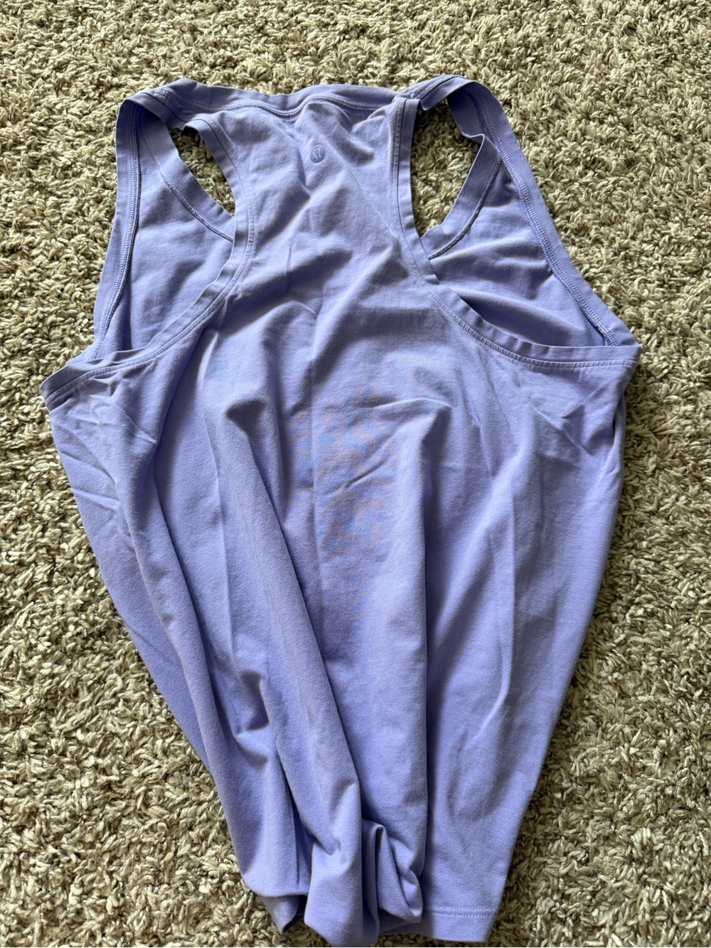 lululemon athletica Light Lavender Racerback Tank nwot fits 10/12